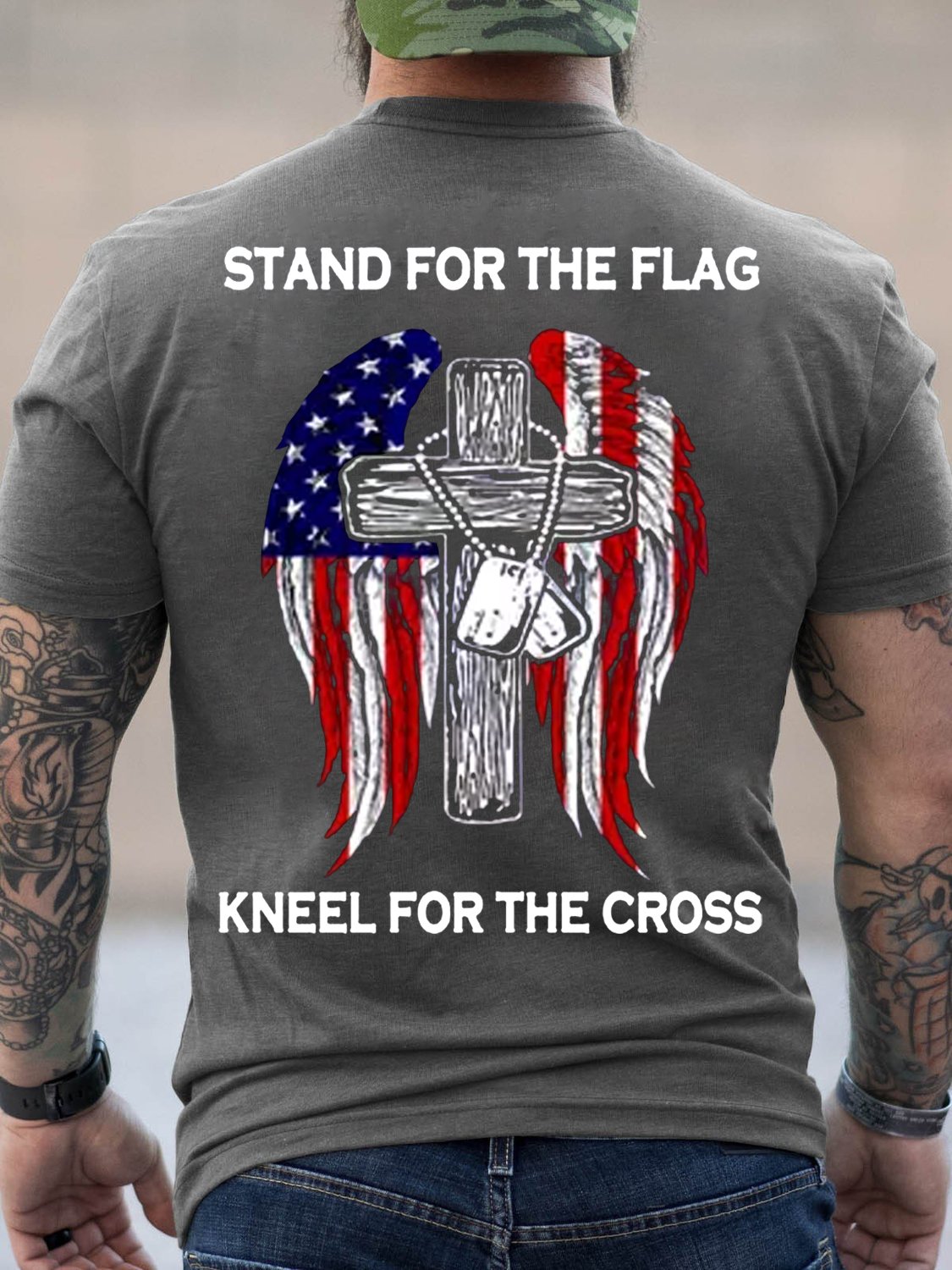 Stand For The Flag Men's Short Sleeve T-Shirt