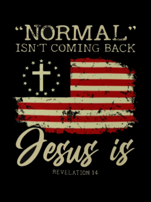 Normal Isn’t Coming Back Jesus Is Revelation 14 T-shirt