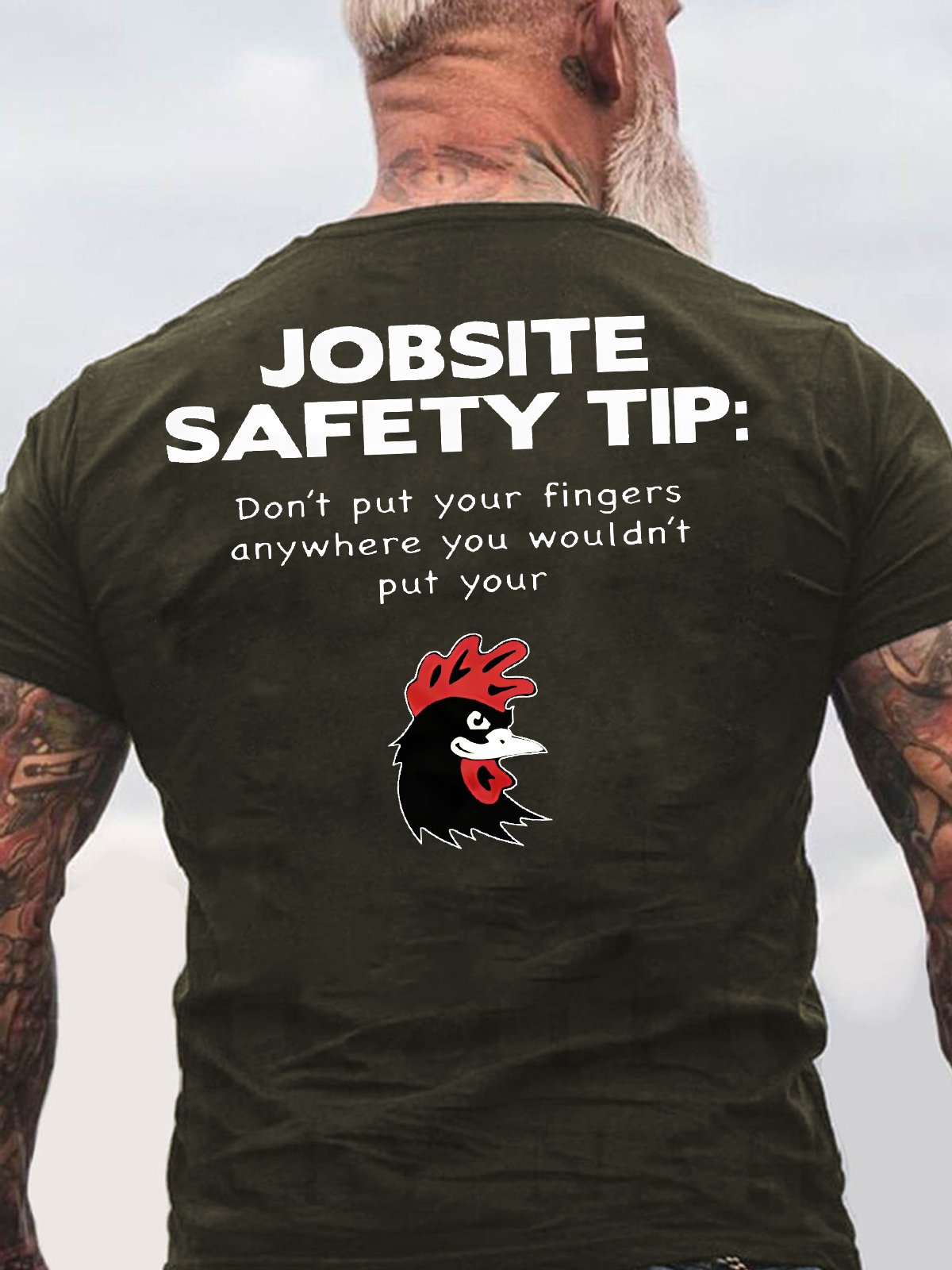 Men's Jobsite Safety Tip Don't Put Your Fingers Anywhere You Wouldn't ...