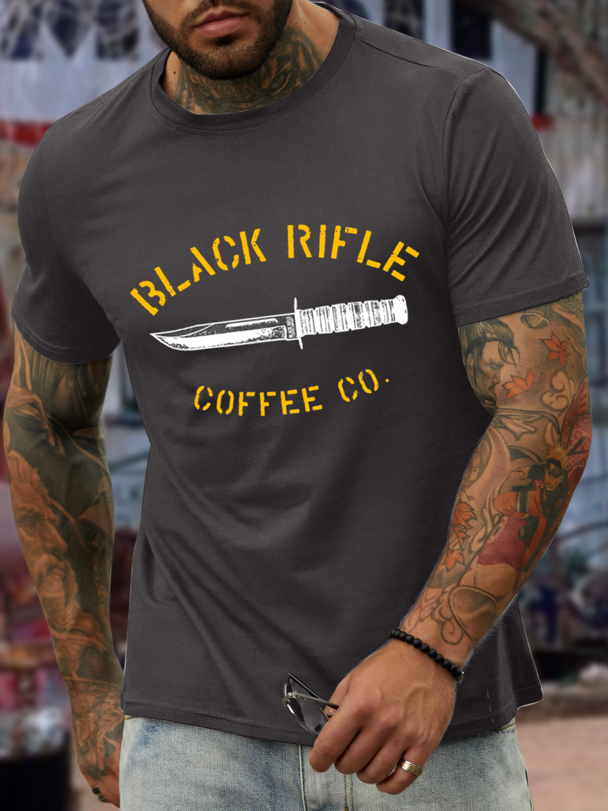 Men's black rifle coffee co Casual Cotton-Blend T-Shirt