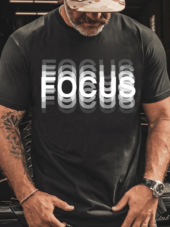 Men's Cotton Focus Casual T-Shirt