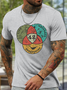 Men's Funny Life The Universe & Everything Crew Neck Cotton Casual T-Shirt