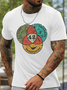 Men's Funny Life The Universe & Everything Crew Neck Cotton Casual T-Shirt