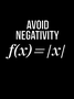 Men's Funny Avoid Negativity Cotton Loose Casual T-Shirt