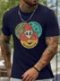 Men's Funny Life The Universe & Everything Crew Neck Cotton Casual T-Shirt