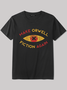 Men's Make Orwell fiction again Cotton Loose Crew Neck Casual T-Shirt