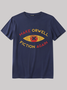 Men's Make Orwell fiction again Cotton Loose Crew Neck Casual T-Shirt