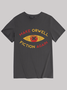 Men's Make Orwell fiction again Cotton Loose Crew Neck Casual T-Shirt