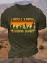 Men‘s Cotton Middle Earth Hiking Club Casual T-Shirt