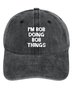 Men's /Women's I Am Bob Doing Bob Things Graphic Printing Regular Fit Adjustable Denim Hat