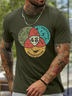 Men's Funny Life The Universe & Everything Crew Neck Cotton Casual T-Shirt